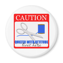 quilter with magnets by Quilt_Moms_Bistro quilter with magnets