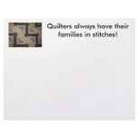 Quilters always have . letterhead