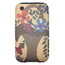 Quilters phone basket tough iPhone 3 covers