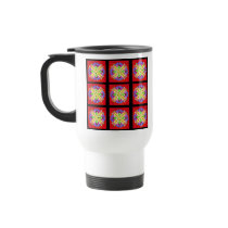 Quilter's Travel Mug by pyrabird Quilter's Travel Mug