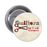 Quilting Corners Pinback Button