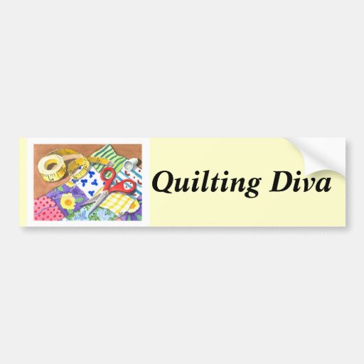 Quilting Bumper Stickers, Quilting Bumper Sticker Designs