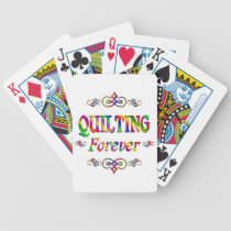 QUILTING FOREVER playing cards