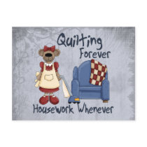 Quilting Forever Post Card