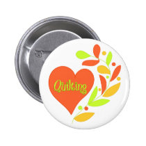 Quilting Heart buttons