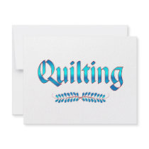 QUILTING invitations
