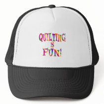 Quilting is Fun hats