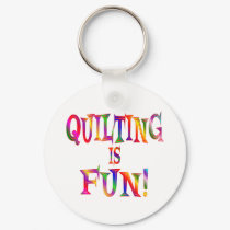 Quilting is Fun keychains