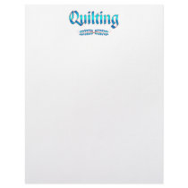 QUILTING CUSTOMIZED LETTERHEAD