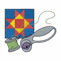 Quilting Logo embroidered shirts