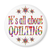 QUILTING REFRIGERATOR MAGNETS