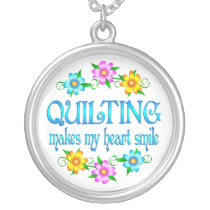 Quilting Smiles necklaces