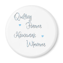 Quiltingforever magnets by Quilt_Moms_Bistro Quiltingforever magnets