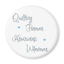Quiltingforever magnets by Quilt_Moms_Bistro Quiltingforever magnets