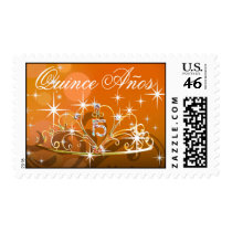 Quince Anos Tiara 15 gold Postage