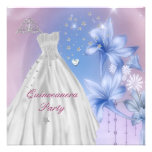 Quinceanera 15th Birthday Party Personalized Announcements