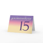 Quinceanera birthday card