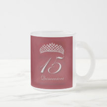 Quinceañera for the 15th birthday coffee mugs