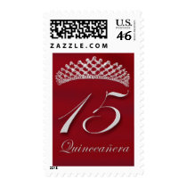 Quinceañera for the 15th birthday postage