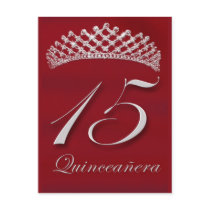 Quinceañera for the 15th birthday post cards