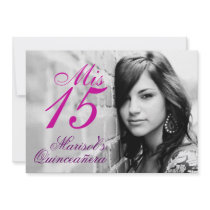 Quinceañera invitation