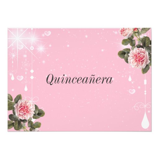 Quinceanera Invitation (front side)