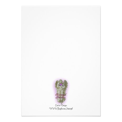 Quinceanera Invitation lace and white rose