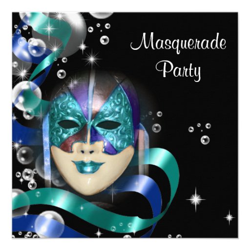 Quinceanera masquerade mask PERSONALIZE Personalized Invites