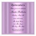 quinceañera Mauve Invitation