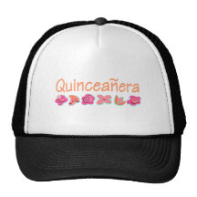 Quinceanera (peach color) trucker hat