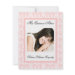 Quinceanera Pink Damask Soft Pink and White invitation