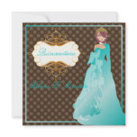 Quinceañera/Quince años princess/polka dots Personalized Announcements
