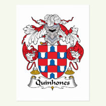 Quinhones Family Crest Postcard