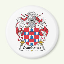 Quinhones Family Crest Magnet