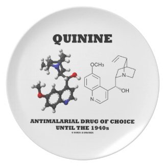 Quinine Antimalarial Drug Of Choice Until 1940s Party Plate