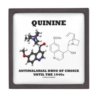 Quinine Antimalarial Drug Of Choice Until 1940s Premium Trinket Boxes