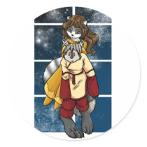 Quinn and Darrik Sticker