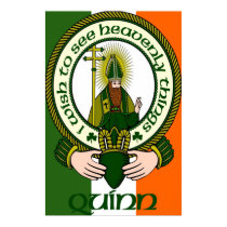 Quinn Clan Motto Poster Print
