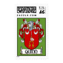 Quinn Coat of Arms Postage Stamps