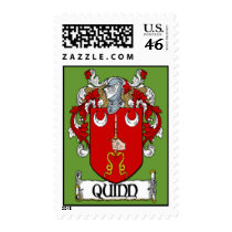 Quinn Coat of Arms Postage Stamps