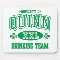 Quinn Irish Drinking Team mousepads