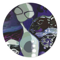 Quinn Round Sticker
