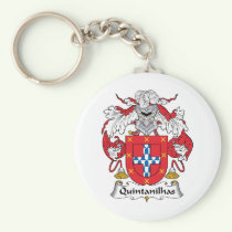 Quintanilhas Family Crest Keychain