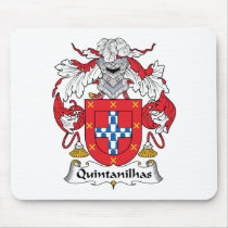 Quintanilhas Family Crest Mousepad