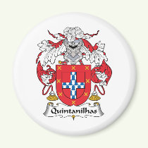 Quintanilhas Family Crest Magnet