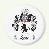 Quinto Family Crest Magnet