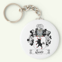 Quinto Family Crest Keychain