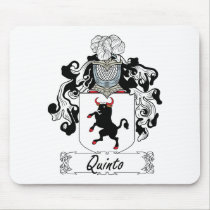 Quinto Family Crest Mousepad