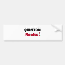 Quinton Rocks Bumper Stickers