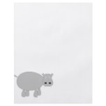 Quirky and cute cartoon hippo t-shirts and gifts. flyers